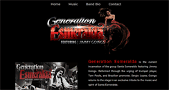 Desktop Screenshot of generationesmeralda.com