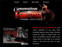 Tablet Screenshot of generationesmeralda.com